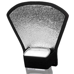 Dual Side Reflector for Speed Light Flashes - White - Silver Dual Side Reflector for Speed Light Flashes - White - Silver